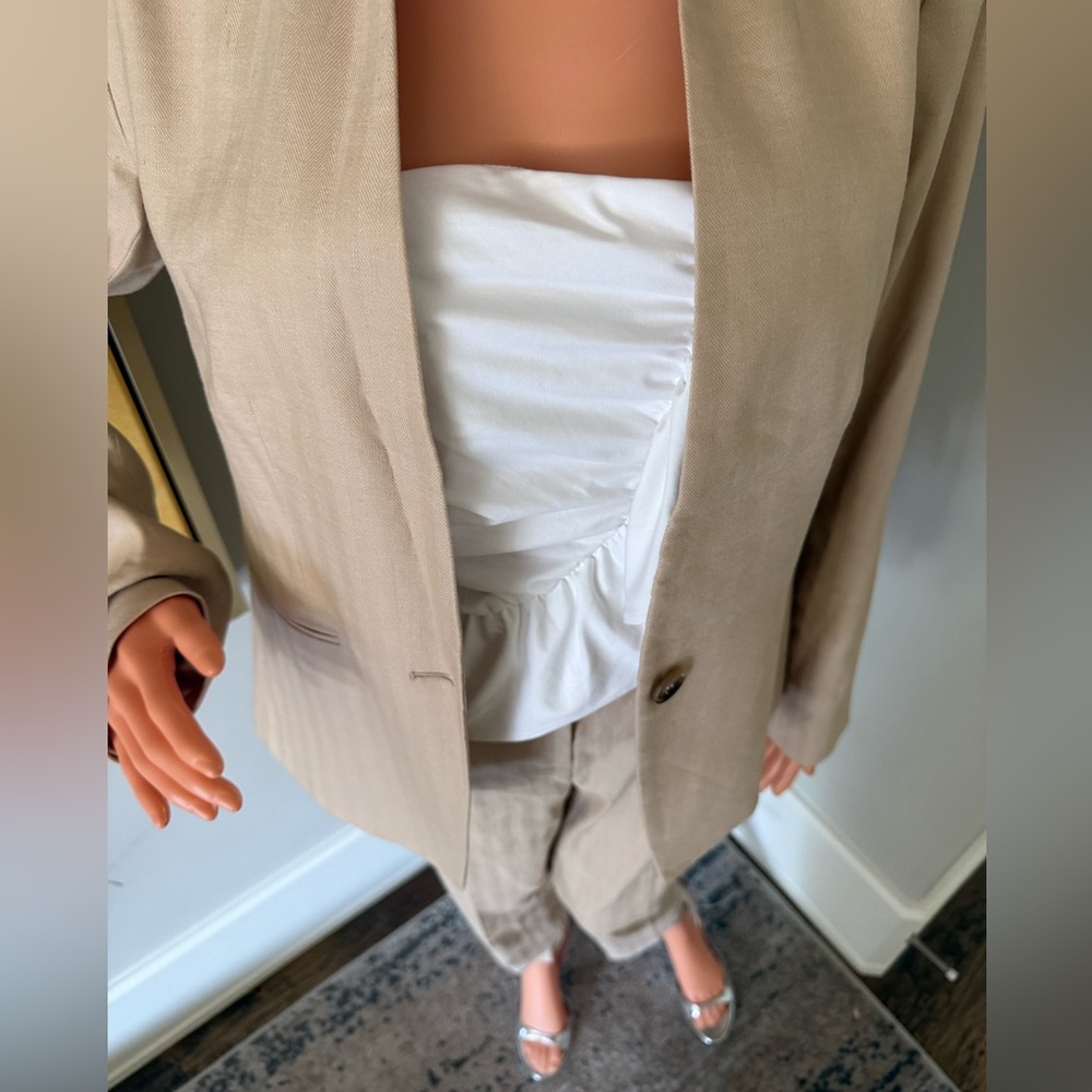 NWT Never Worn Suit by Ann Taylor — Beige Tan Stylish Look! - Picture 10 of 16